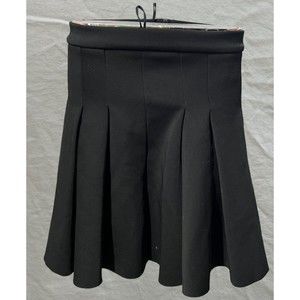 New Material world Pleated Black Womens Skirt Size XS